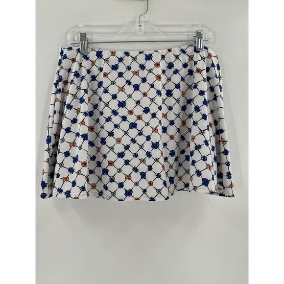 TAIL Women's "Cass" 16 Inch Pull On Golf Skort-LARGE Ret@$99 Multi-Color Poppy - Picture 1 of 12